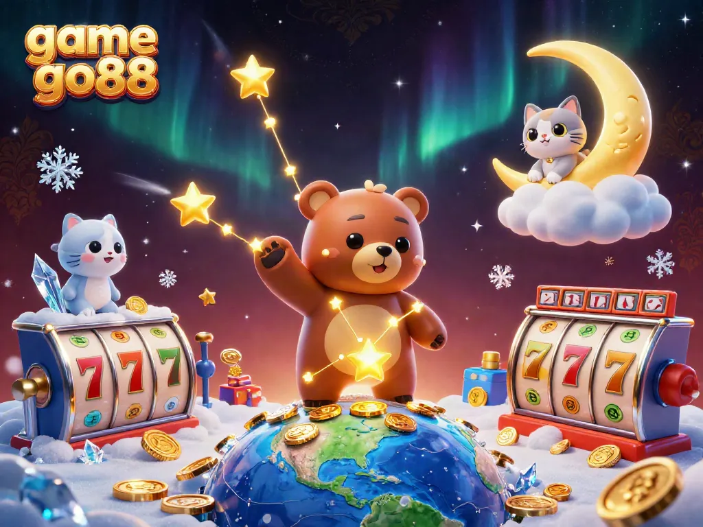 Engaging game go88 scene featuring vibrant characters amidst dynamic casino elements.