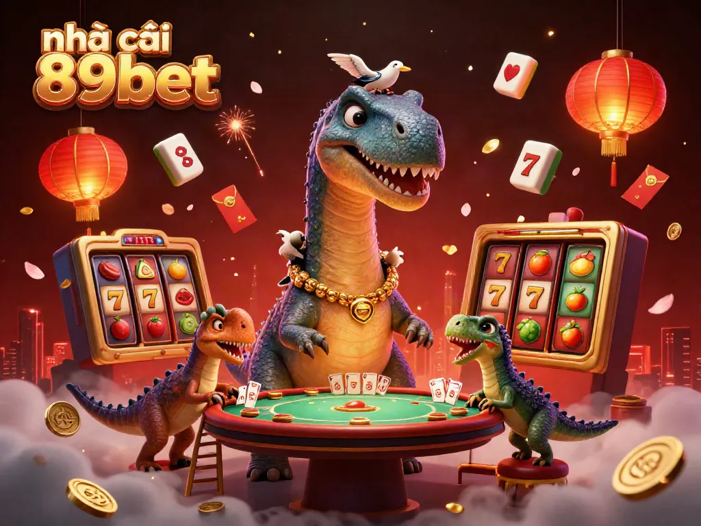 Experience thrilling action in a vibrant 3D casino scene with nhà cái 89bet elements and dynamic visuals.