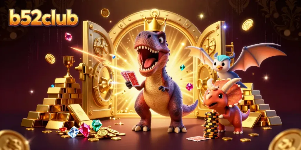 Experience thrilling casino action with b52club's exciting card games and golden treasures.