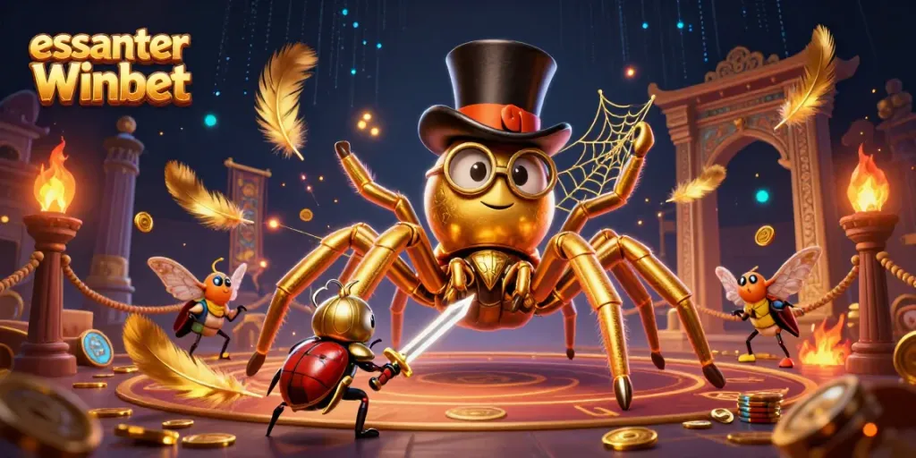 Revivez l'excitation de jouer à essayer Winbet avec une illustration captivante exemplifiant l'univers des jeux.