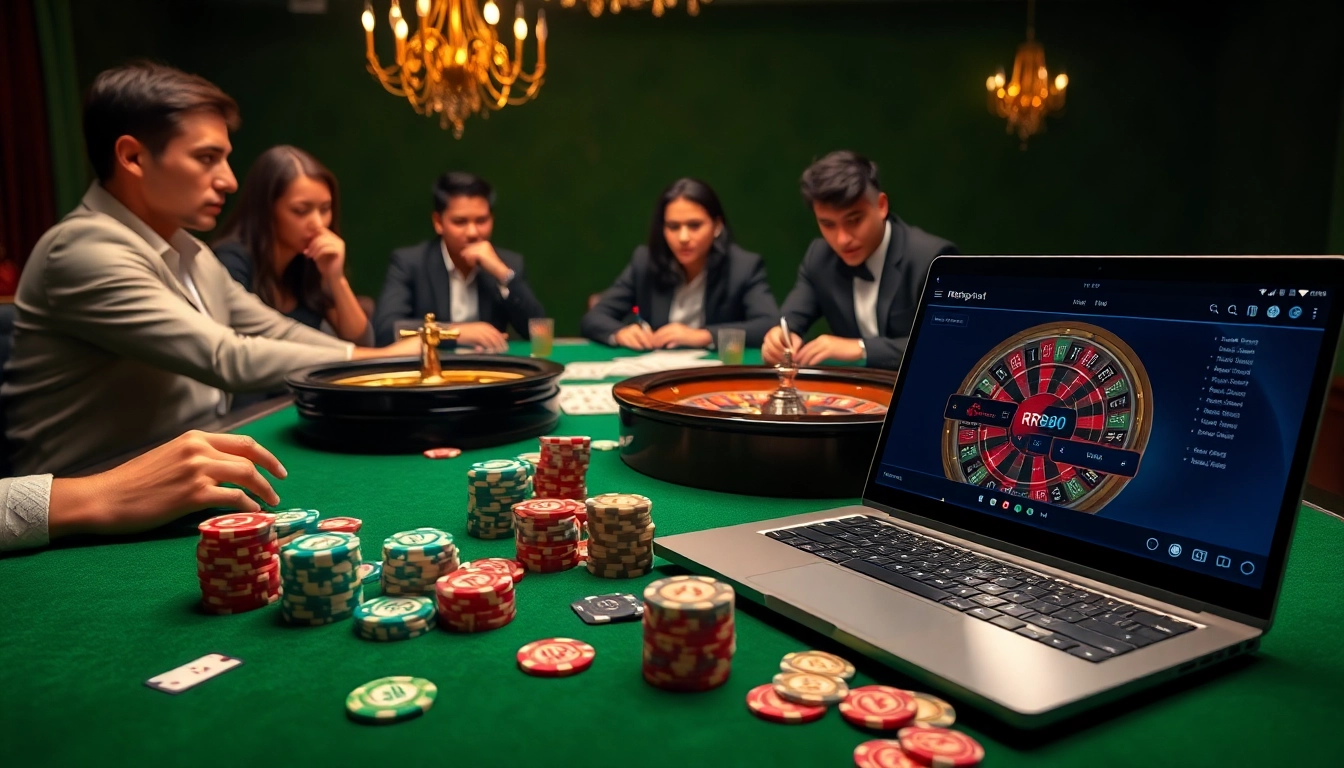 Experience dazzling poker action at rr88.se.net with players immersed in high-stakes gameplay.