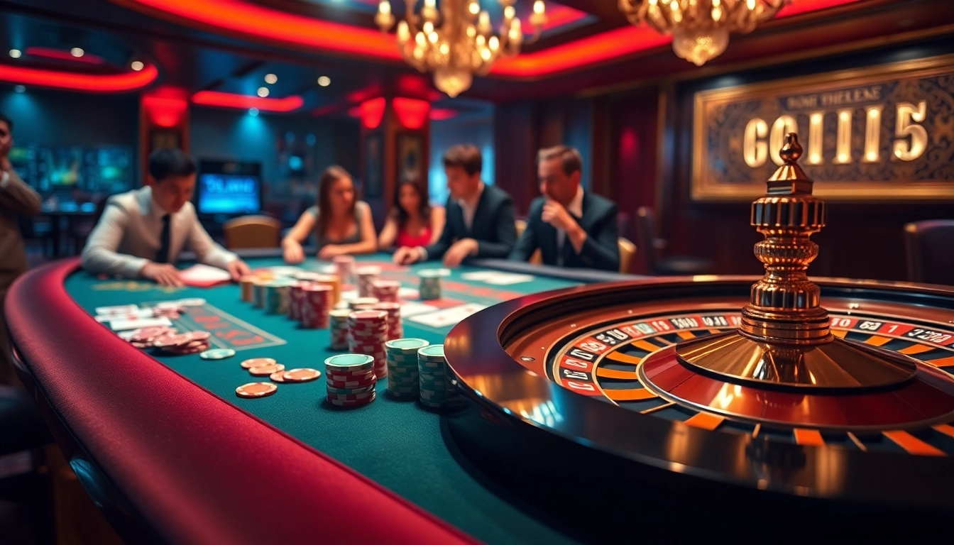 Experience thrilling gameplay at NOHU casino with vibrant tables and excited players.
