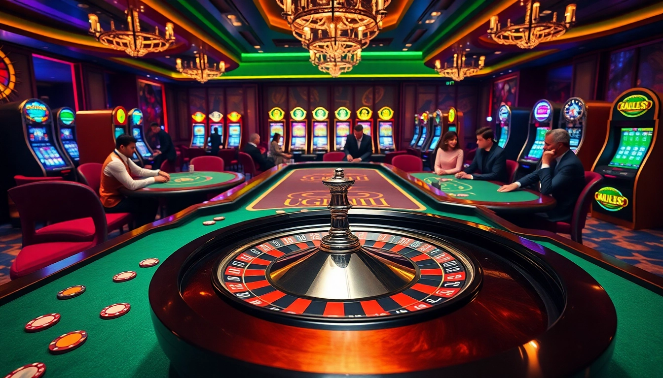 Experience the excitement of casino gaming with S8-themed roulette and poker action.