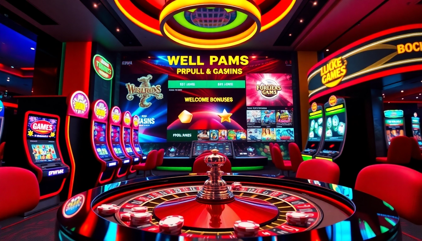 Explore thrilling games at casino en ligne with exciting visuals and vibrant atmosphere.