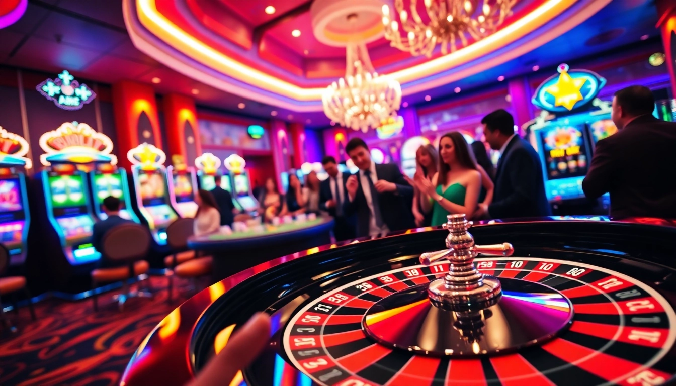 Découvrez le meilleur casino en ligne avec des joueurs ravis autour d'une table de roulette.