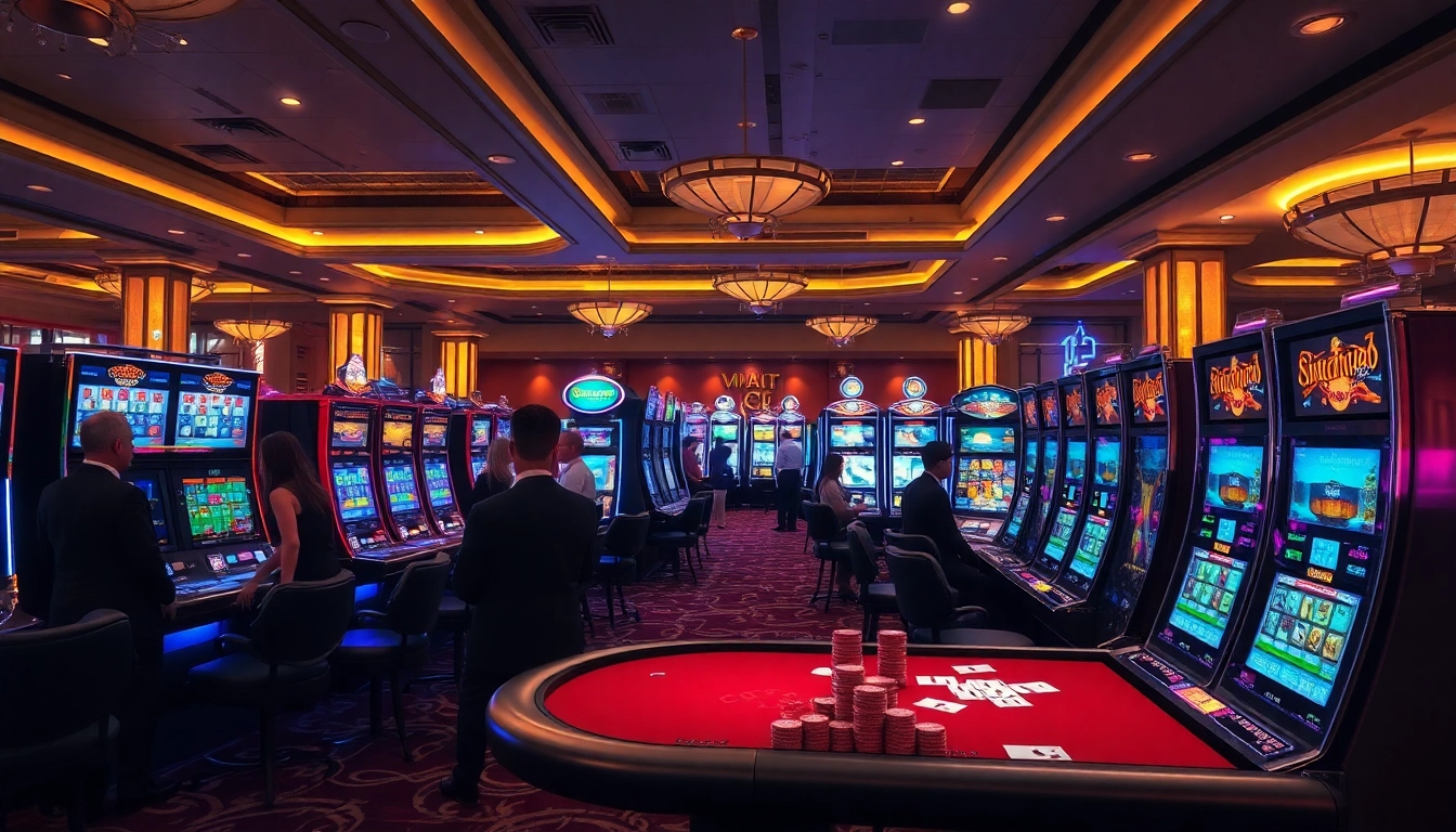 Jouer à des jeux de casino en ligne avec une ambiance luxueuse et excitante. related image