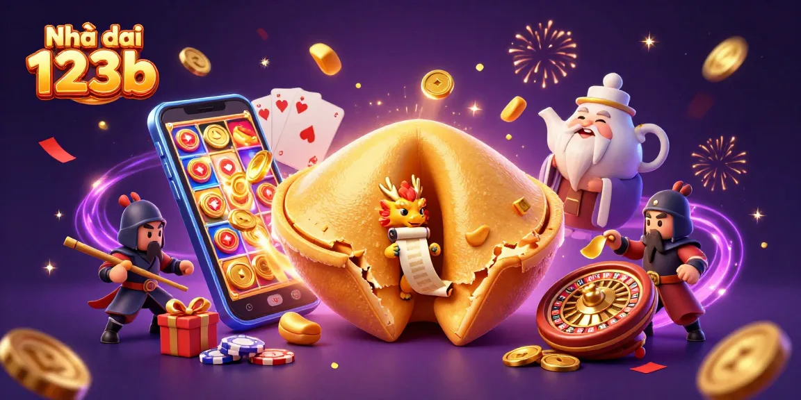 Engage with exciting games at Nhà cái 123b, featuring golden fortunes, slot reels, and immersive casino thrills!