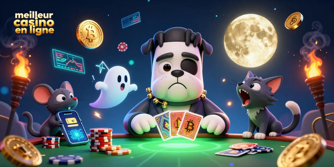 Jouer au meilleur casino en ligne avec des éléments de jeux animés et des personnages de casino.