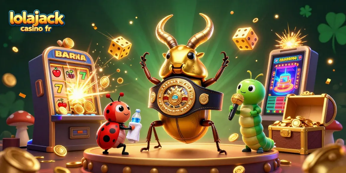 Experience the thrill of lolajack casino fr with exciting jackpots and vibrant characters in a dynamic 3D scene.