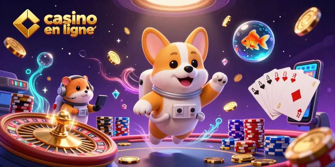 Gagnez avec des jeux passionnants au casino en ligne grâce à un corgi astronaute dans un casino spatial.
