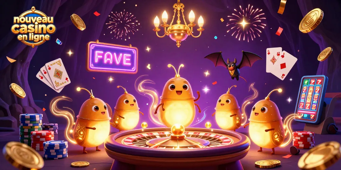 Illuminez votre expérience au nouveau casino en ligne avec des vers luisants et des jeux extravagants.