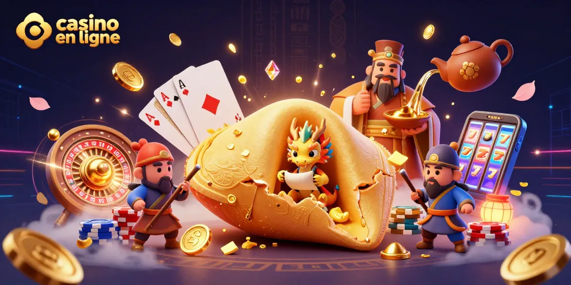 Découvrez des jeux fascinants de casino en ligne avec cette riche illustration animée.
