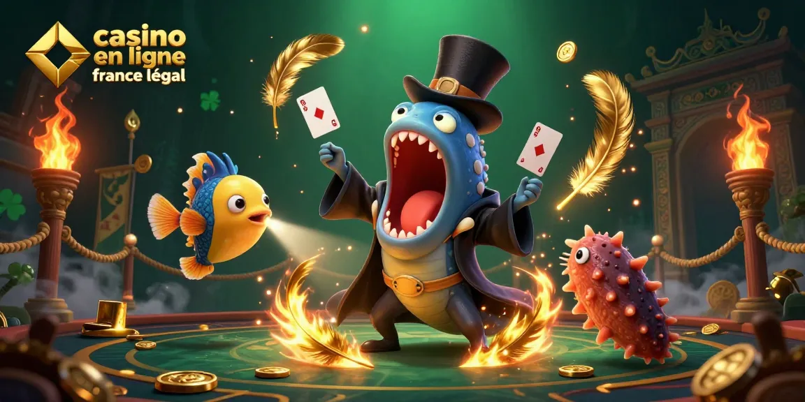 Jouez en toute sécurité avec les casinos en ligne France légaux avec notre illustration magique captivante.