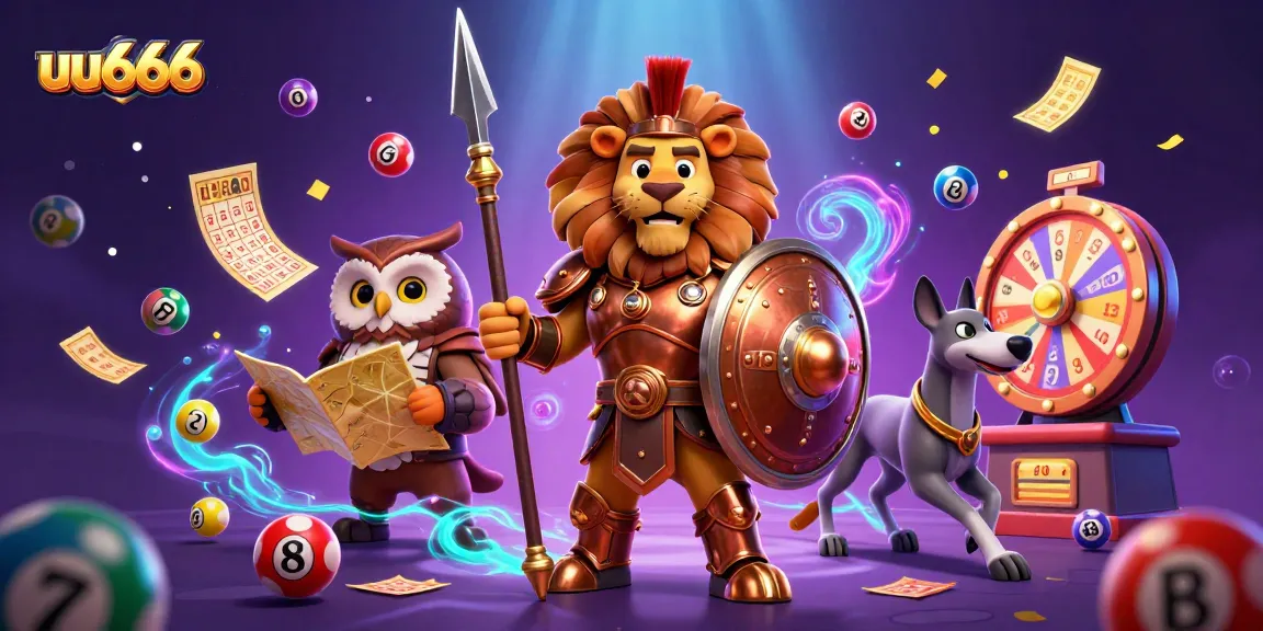 Experience thrilling lottery action with uu666 as characters engage in vibrant gaming fun.